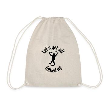 FOLK FESTIVAL - Drawstring Bag - nature - Front