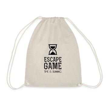 Escape Game TIME IS RUNNING - Drawstring Bag - nature - Front