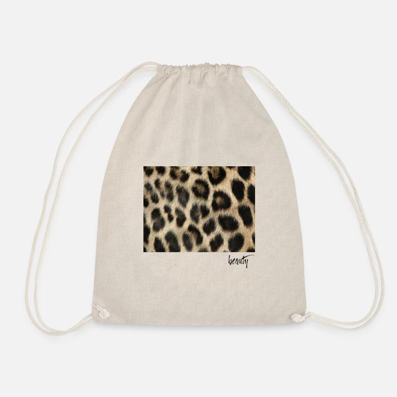 Leo Print - Turnbeutel - Natur