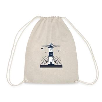 Phare avec mouettes - Sac de sport léger - nature - Devant