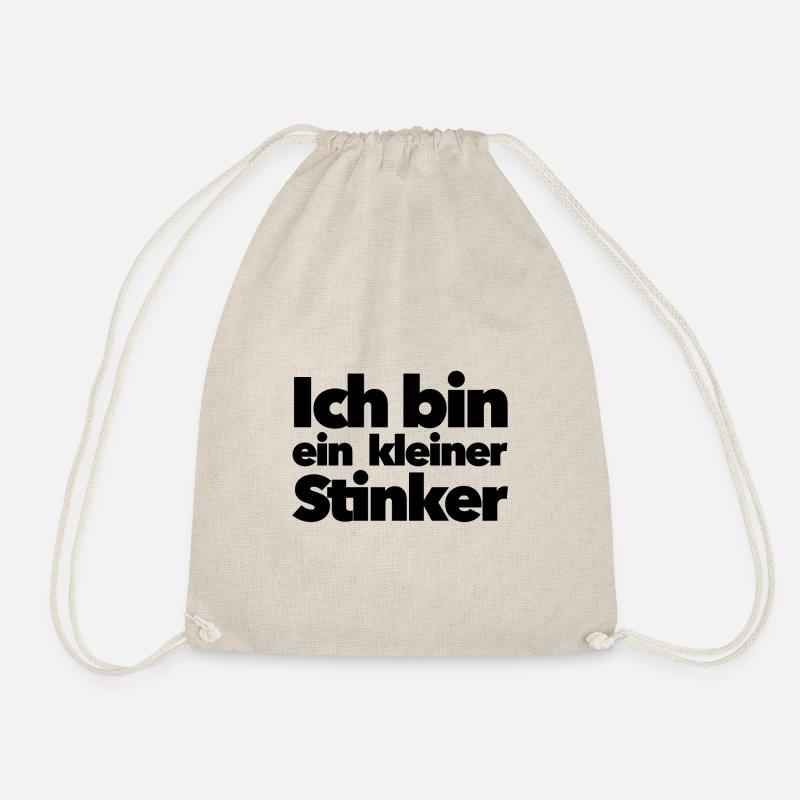 Ich bin ein kleiner Stinker - Spaß - Turnbeutel - Natur