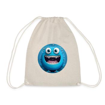 Cute Monster - Drawstring Bag - nature - Front