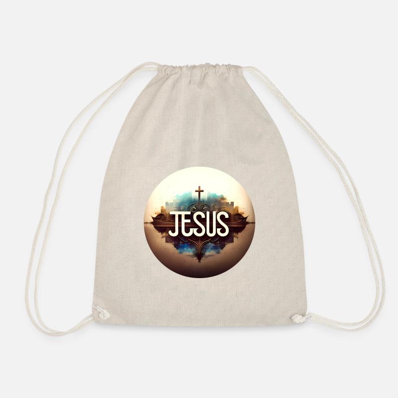 Jesus Christus von Nazareth Glaube Bibel Jesus - Turnbeutel - Natur