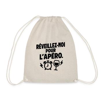 Humour Réveil Hydratation - Sac de sport léger - nature - Devant
