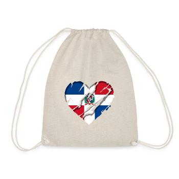 Dominican Republic Flag Dom Rep Flag Travel - Drawstring Bag - nature - Front