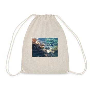 Aqua - Turnbeutel - Natur - Vorne