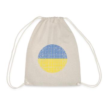 Drapeau de l’Ukraine Vintage Drapeau ukrainien d’occasion Look - Sac de sport léger - nature - Devant