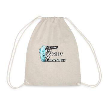 Daddy of philosophy - Drawstring Bag - nature - Front