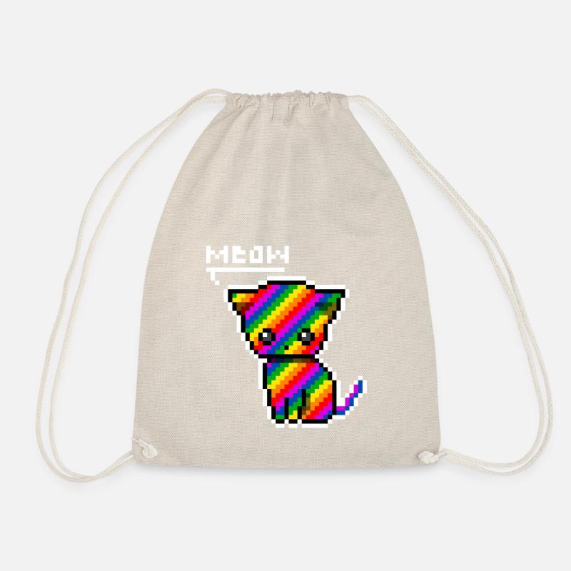 Chaton arc-en-ciel - Sac de sport léger - nature