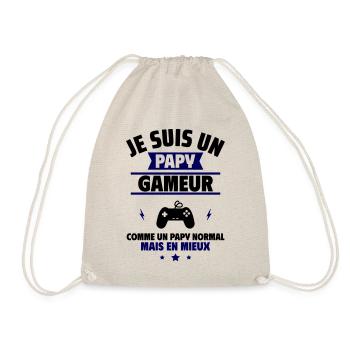 Papy gameur plus cool, fête des grands-pères - Sac de sport léger - nature - Devant