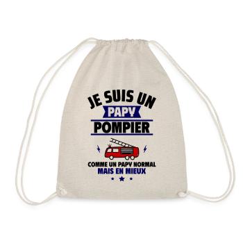 Papy pompier plus cool, fête des grands-pères - Sac de sport léger - nature - Devant