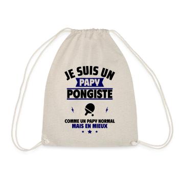 Papy pongste plus cool, fête des grands-pères - Sac de sport léger - nature - Devant