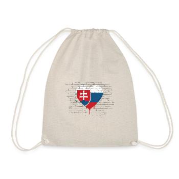 Slovaquie drapeau slovaque vintage drapeau slovaque - Sac de sport léger - nature - Devant