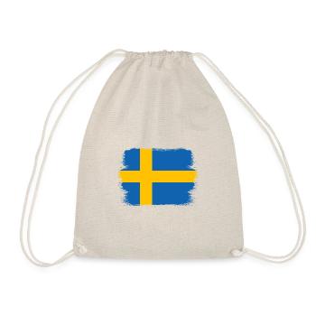 Drapeau de la Suède Scandinavie Drapeau suédois - Sac de sport léger - nature - Devant