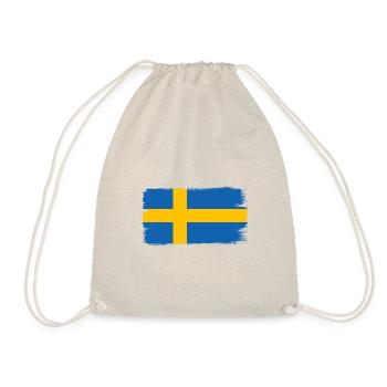 Drapeau de la Suède Scandinavie Drapeau suédois - Sac de sport léger - nature - Devant