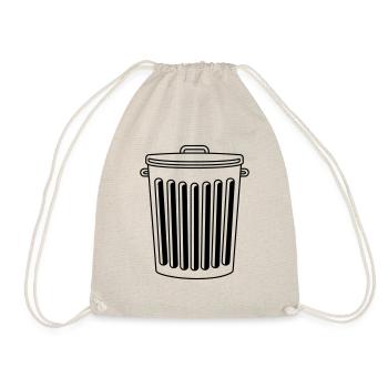 Jeter la tonne muelletonne muelleimer muell muellet - Sac de sport léger - nature - Devant