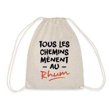 Tous les chemins mènent au rhum - Sac de sport léger - nature - Devant