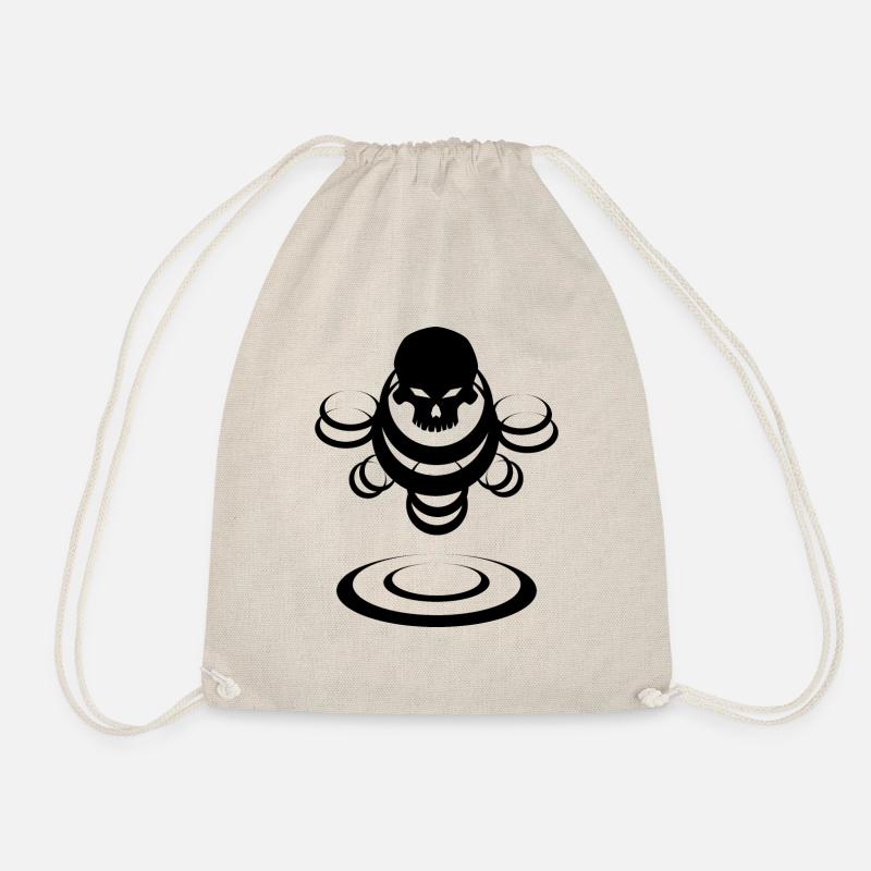 Skull Knight - Drawstring Bag - nature