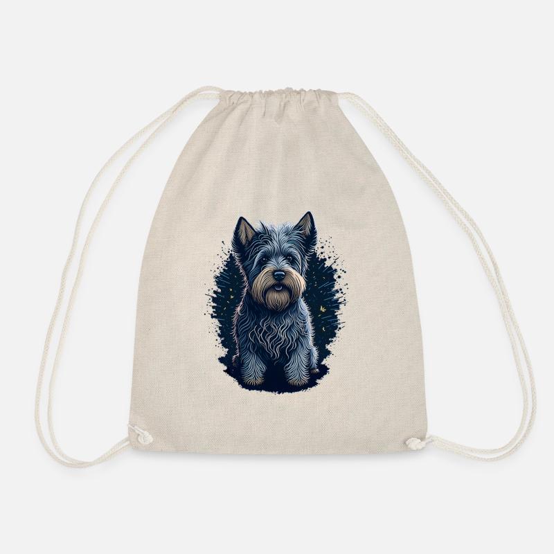 West Highland White Terrier Westie - Turnbeutel - Natur