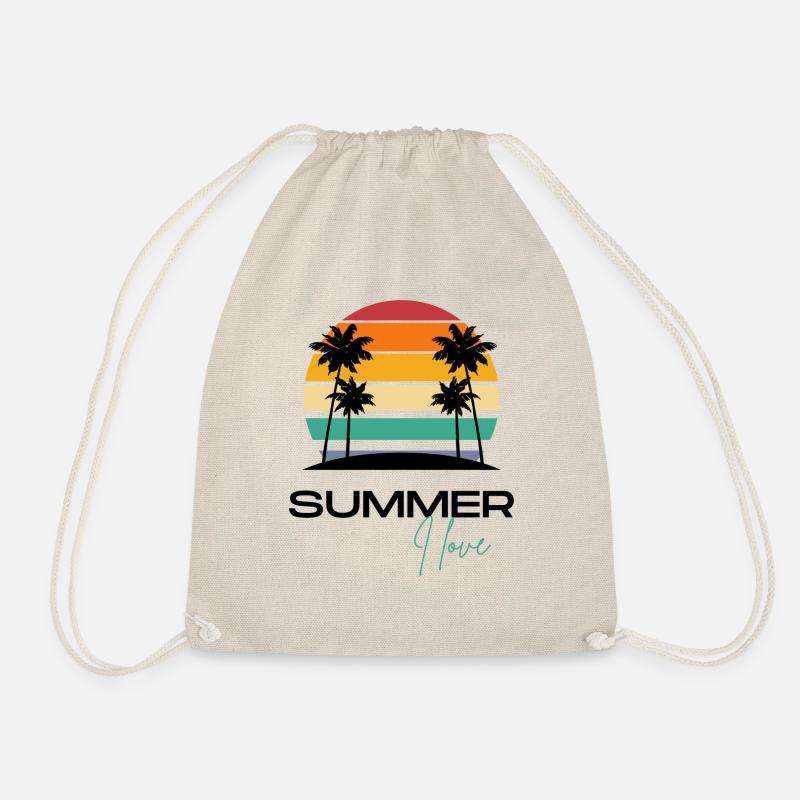 Ich liebe den Sommer - Turnbeutel - Natur