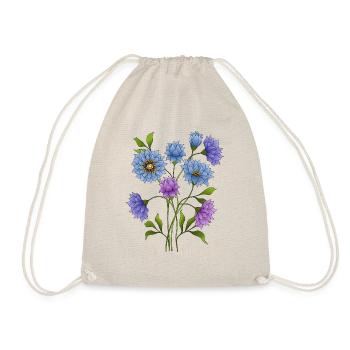 Flowers - Drawstring Bag - nature - Front