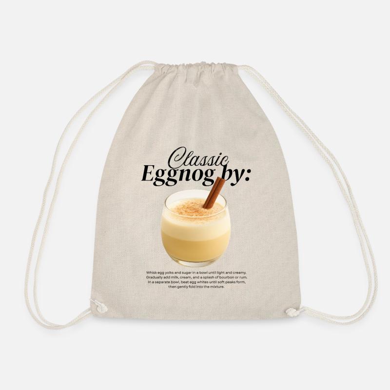 EggnogBy XXXX - Drawstring Bag - nature