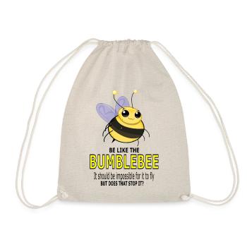 Sei wie die Hummel - Turnbeutel - Natur - Vorne