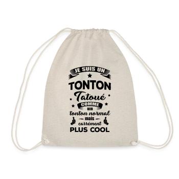 TONTON TATOUÉ - Sac de sport léger - nature - Devant