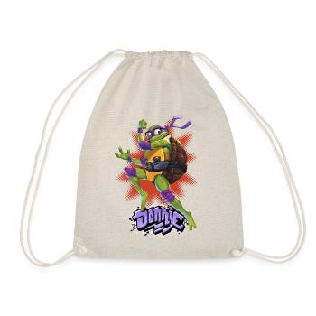 TMNT Mutant Mayhem Turtle Donnie - Turnbeutel - Natur - Vorne