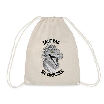 Dragon - faut pas me chercher - Sac de sport léger - nature - Devant