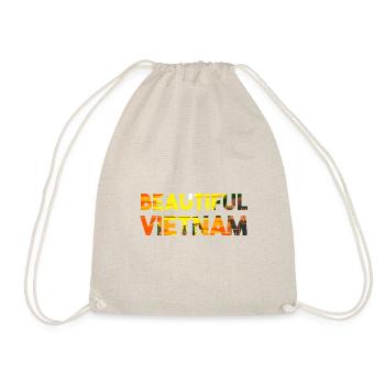 Vietnam Viet Farmers Rice Field Flag I Gift - Drawstring Bag - nature - Front