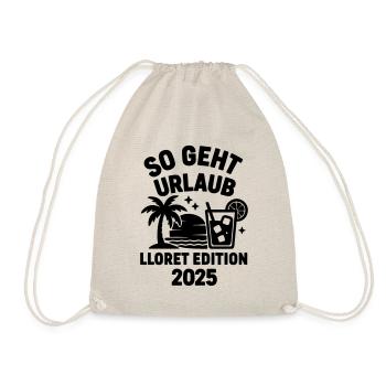 Voici comment fonctionnent les vacances Lloret Edition 2025 - Sac de sport léger - nature - Devant