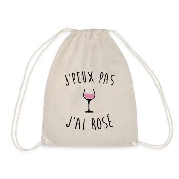 J'peux pas j'ai rosé - Sac de sport léger - nature - Devant