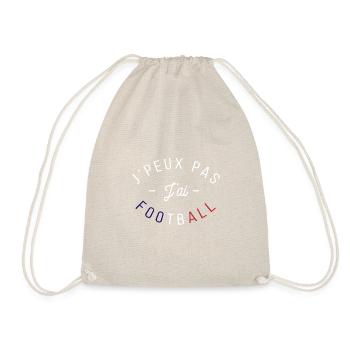 Je peux pas j ai football sport - Sac de sport léger - nature - Devant