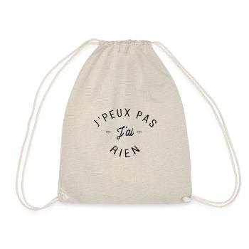 Je peux pas jai Rien - Sac de sport léger - nature - Devant