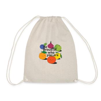 Proud Produces for Pride - Drawstring Bag - nature - Front