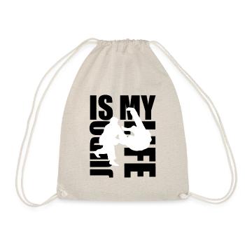 judo is my life - Drawstring Bag - nature - Front