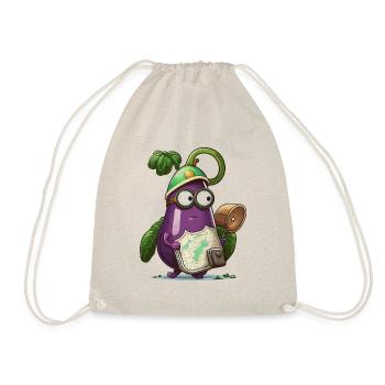 Eggplant Expeditions - Drawstring Bag - nature - Front
