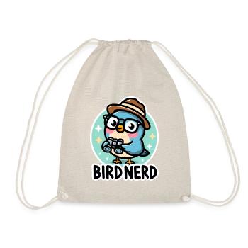 Bird Nerd Bird Watching Ornithology - Drawstring Bag - nature - Front