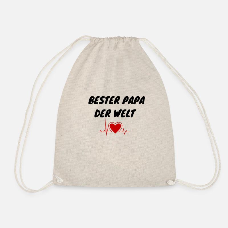 Bester Papa - Turnbeutel - Natur