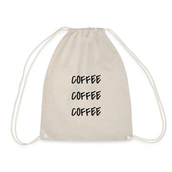 Coffee coffee coffee - Turnbeutel - Natur - Vorne