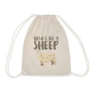C’est ainsi que je vois le fil et le crochet d’un - Sac de sport léger - nature - Devant