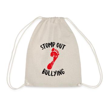 Stomp Out Mobbing Anti-bullying slogan - Drawstring Bag - nature - Front