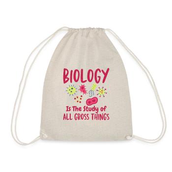 Gross Things Biology Teacher Science Lovers - Drawstring Bag - nature - Front