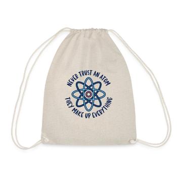 Never trust anyone - Drawstring Bag - nature - Front