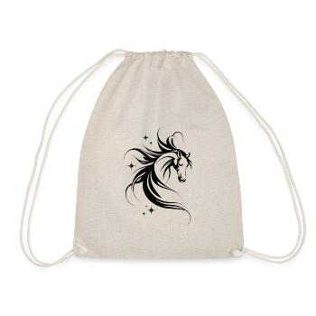Cheval avec des étoiles - Sac de sport léger - nature - Devant