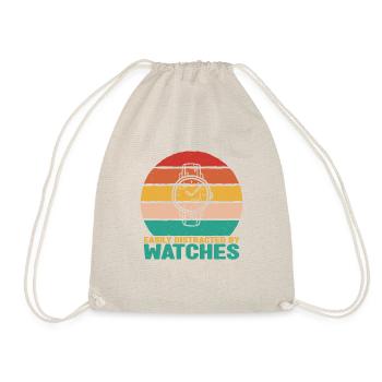 Distrait par les collectionneurs de montres, les graphiques - Sac de sport léger - nature - Devant