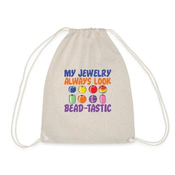 Jewelry bead-tastic jewelry manufacturer, the - Drawstring Bag - nature - Front