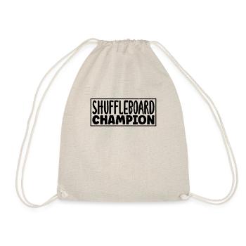 Champion de shuffleboard pour les joueurs de shuffleboard - Sac de sport léger - nature - Devant
