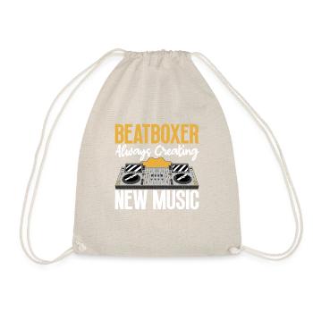 Erstellen Von Musik Beatbox Beatboxing Lover - Turnbeutel - Natur - Vorne